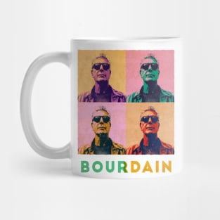 Anthony Bourdain pop art Mug